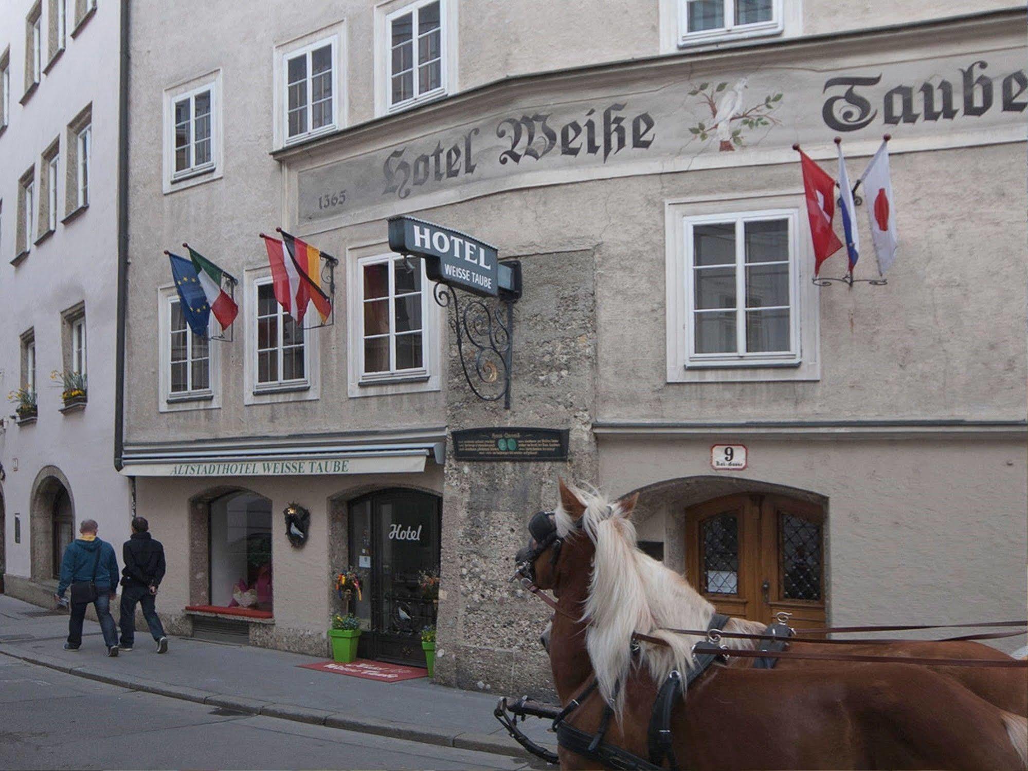Altstadthotel Weisse Taube ซาลซ์บูร์ก ภายนอก รูปภาพ