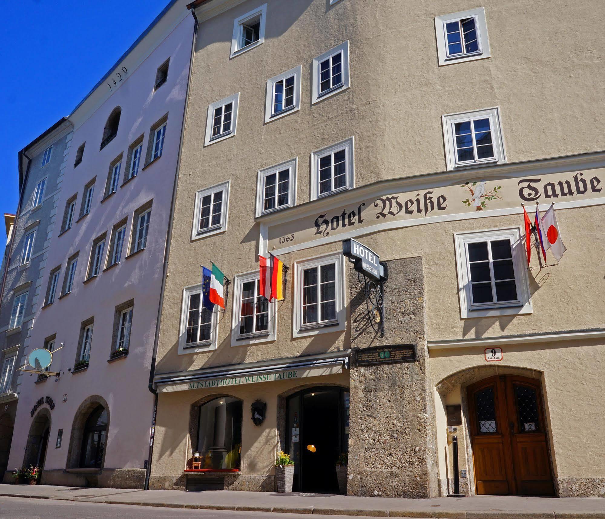 Altstadthotel Weisse Taube ซาลซ์บูร์ก ภายนอก รูปภาพ